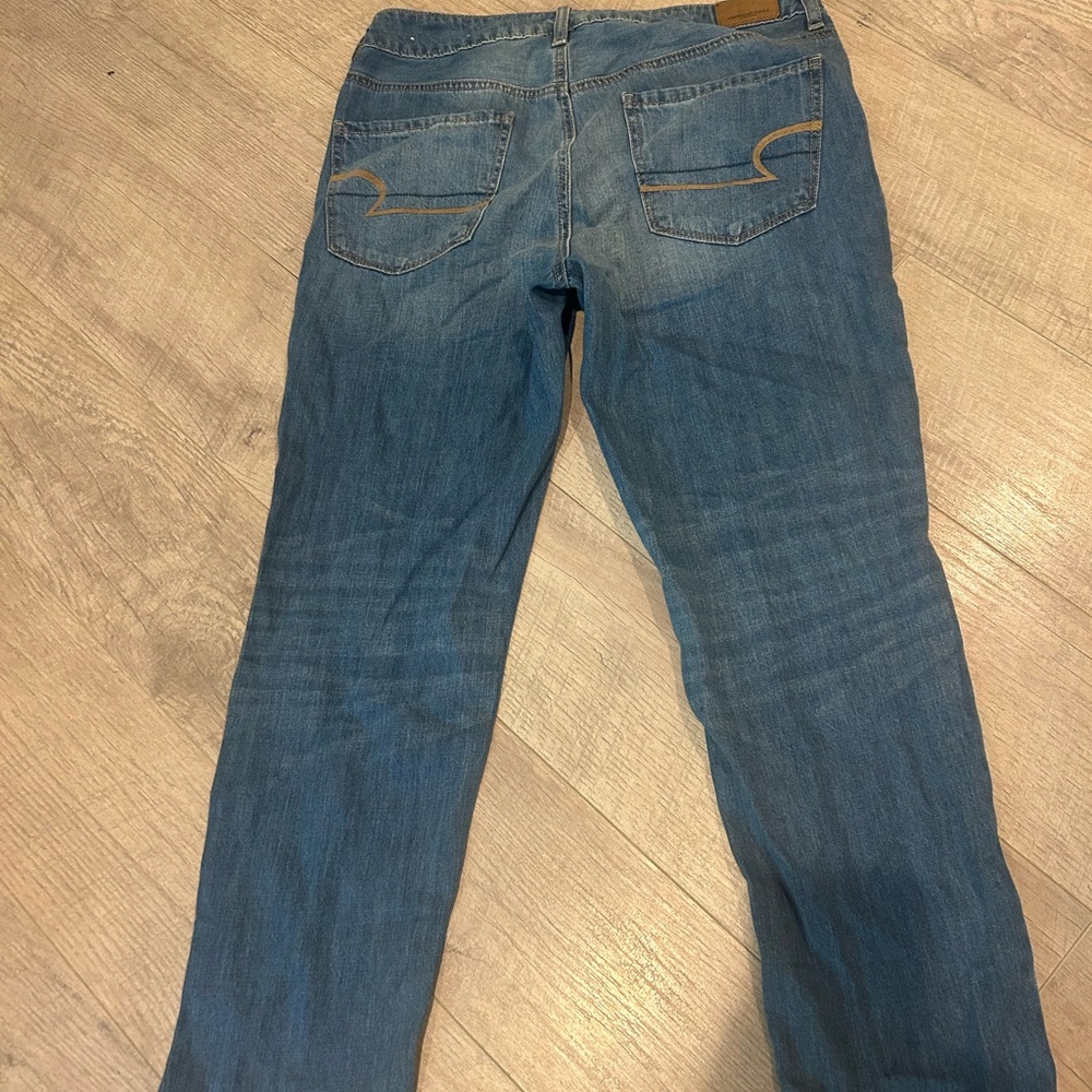 American Eagle Outfitters Blue Straight Leg Jeans